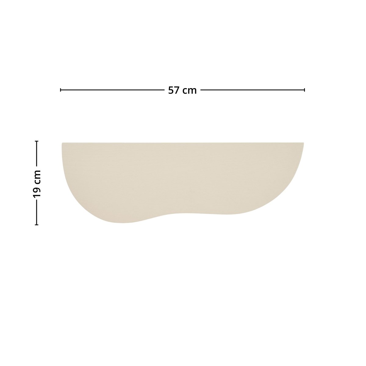 Botta vegghylle beige - Lindas Dekor