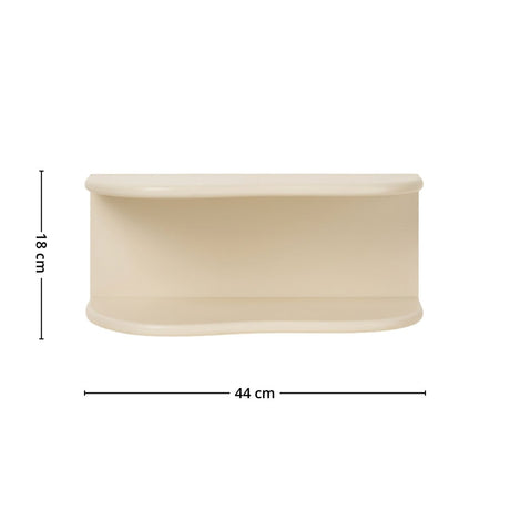 Botta vegghylle beige 44 x 17,5 x 18 cm - Lindas Dekor