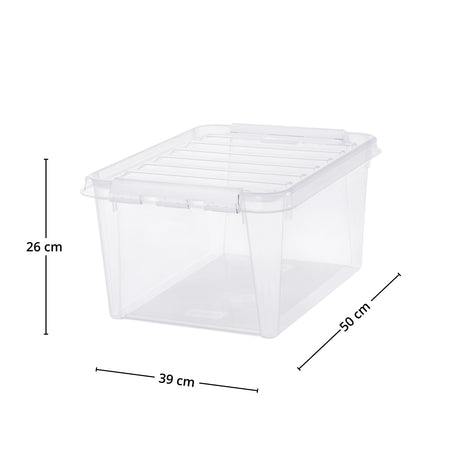 SmartStore Classic plastboks 31 liter sett skrått