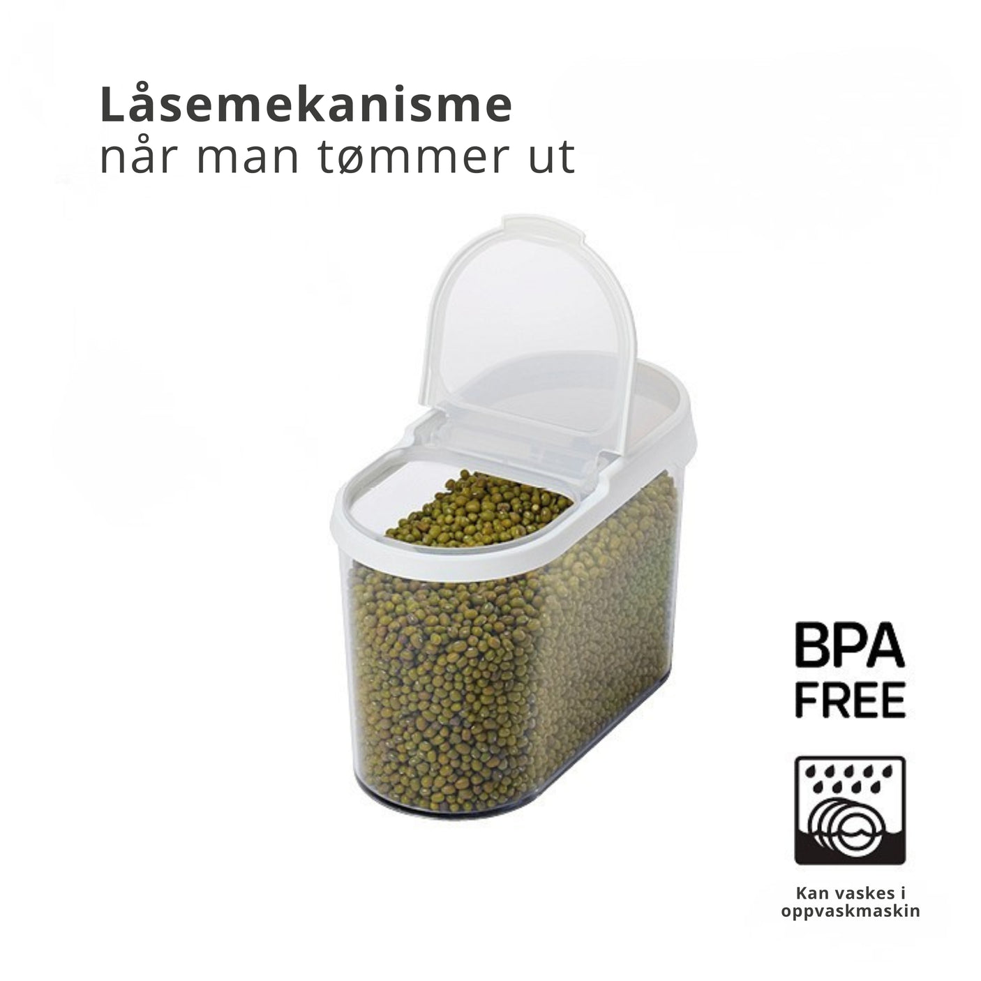 liten oppbevaringsboks til kjøkken