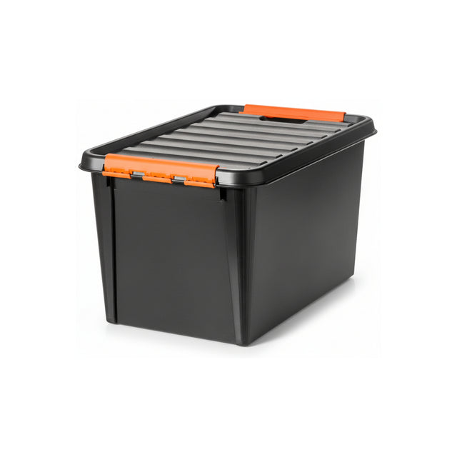 SmartStore Pro oppbevaringsboks 49 liter med lokk og låseklips