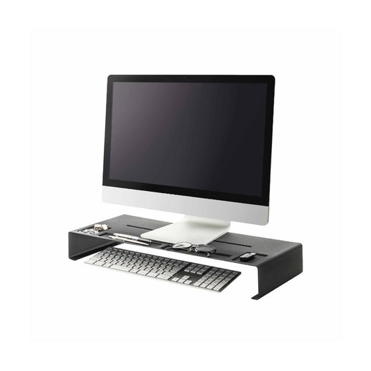 Monitor stativ sort 59 x 24 x 8 cm - Lindas Dekor