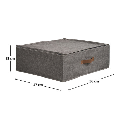 Noto tekstilboks sett skrått ovenfra med lukket lokk