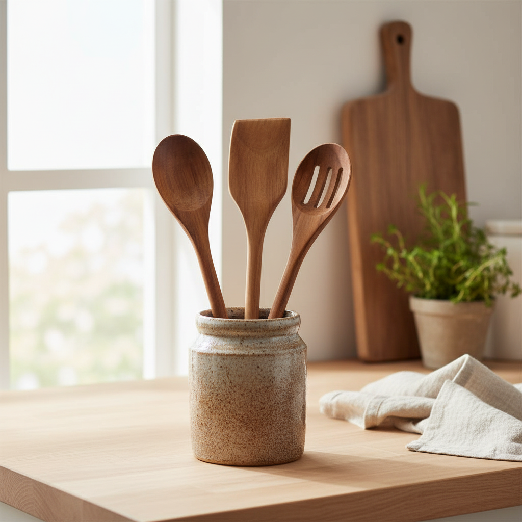 3-pk Kjøkkenredskap tre