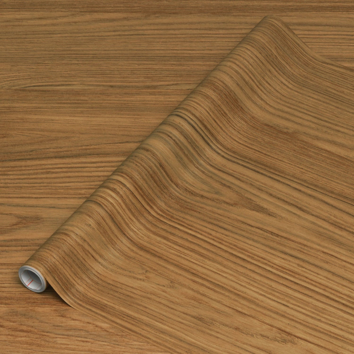 Se ekte farger og struktur med en praktisk vareprøve av Casella Oak brun.