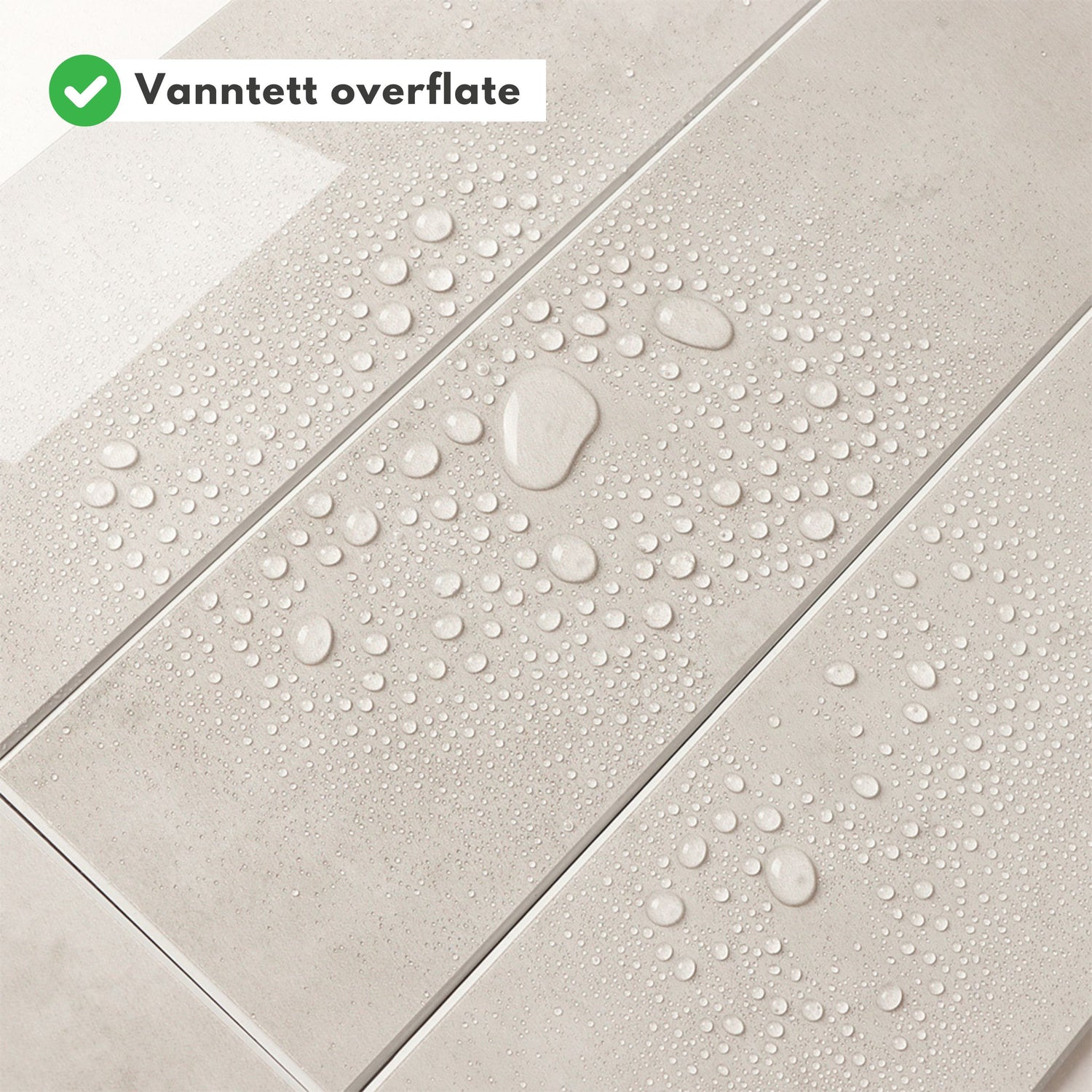 Vareprøve: Louise gloss creme selvklebende veggfliser