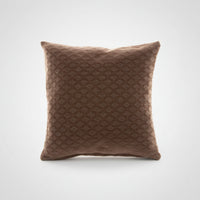 Putetrekk Athen bomull brun 45 x 45 cm