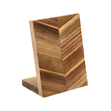 solid knivblokk med magnet og bred base for stabilitet nærbilde
