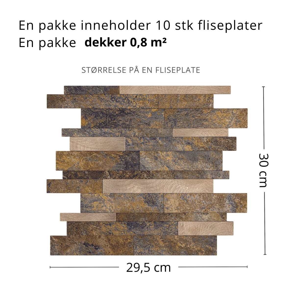 bilde av kjøkkenfornyelse med Karoline selvklebende fliser på veggen"

