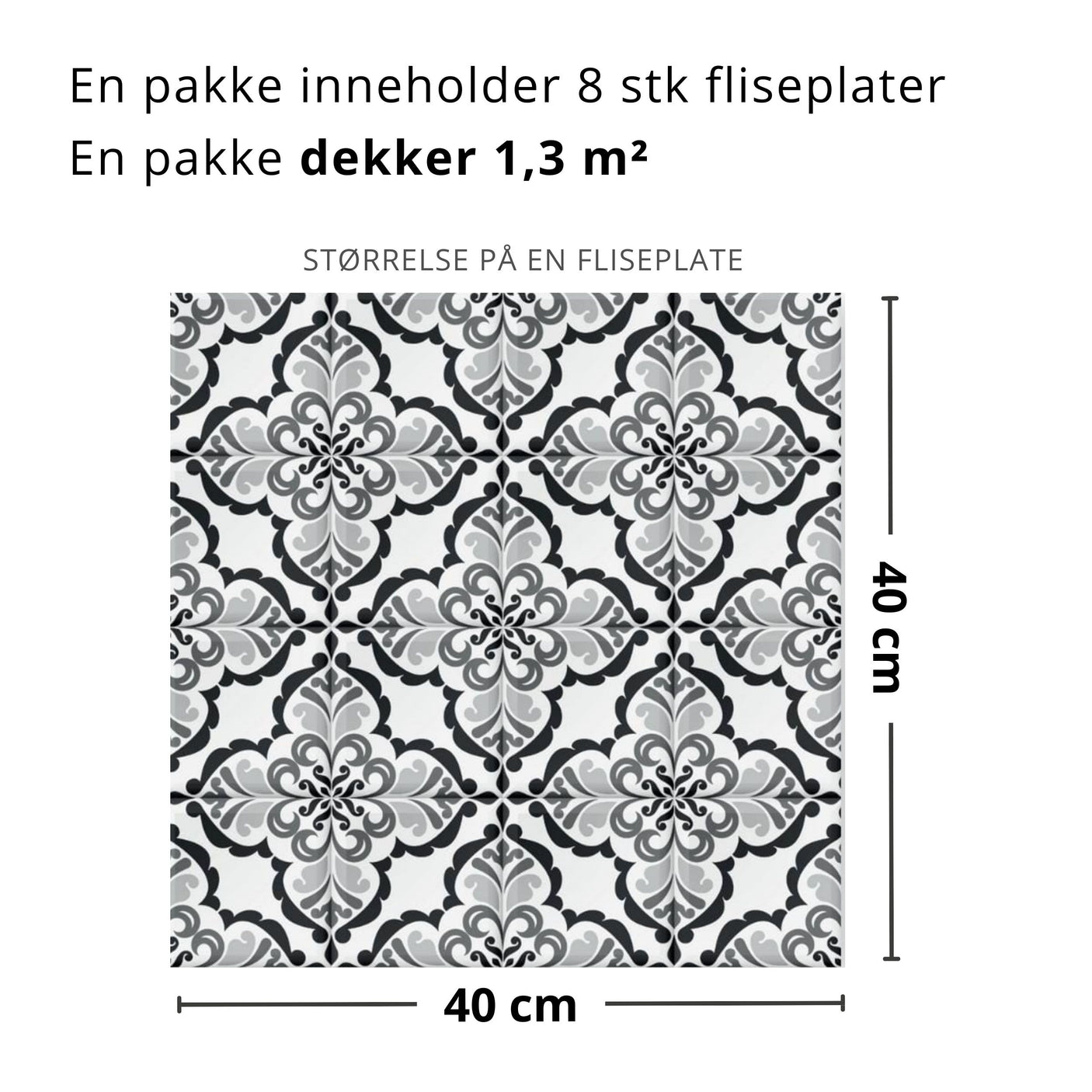 Lisbonne selvklebende fliser