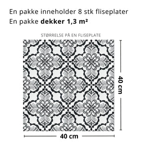 Lisbonne selvklebende fliser