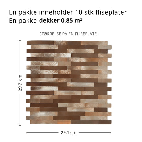 Sofie stav selvklebende veggfliser