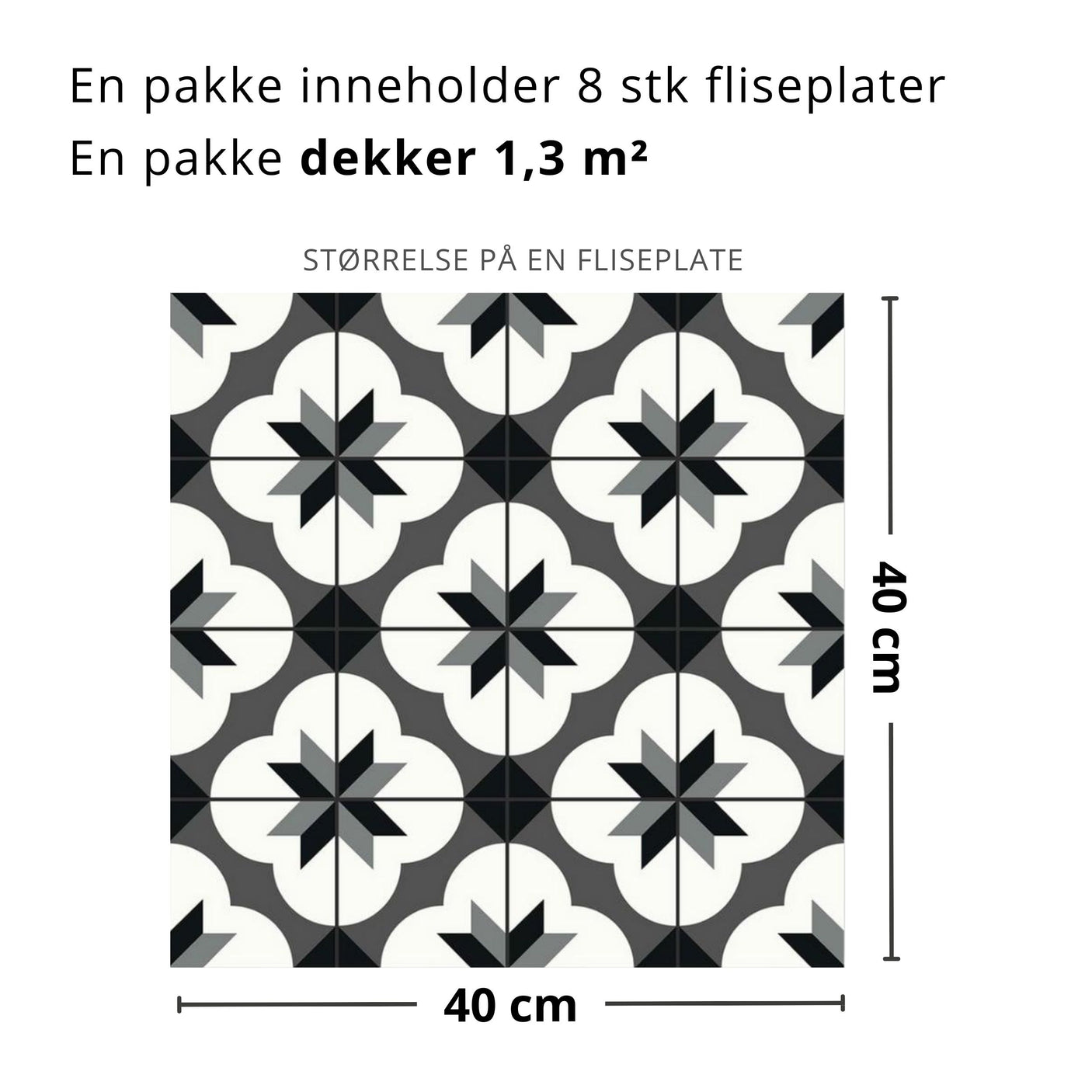 Bergen selvklebende fliser