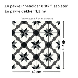 Bergen selvklebende fliser