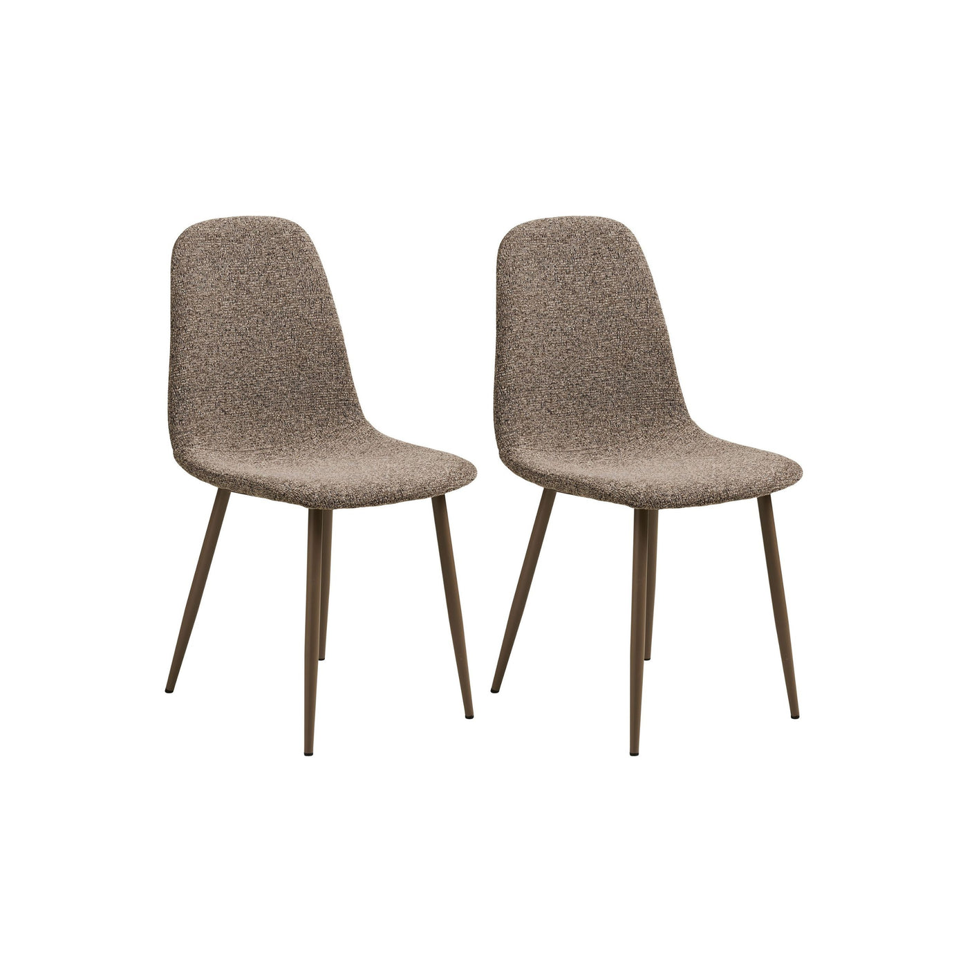 2-pk House Nordic Stockholm spisestol lys brun