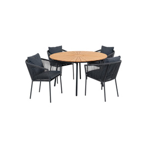 Cleveland and Salerno garden set vist samlet på hvit bakgrunn