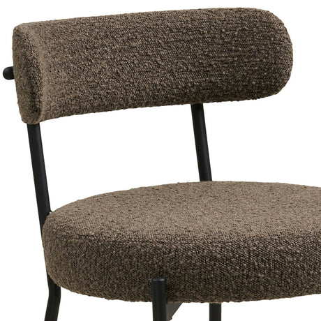 2-pk Badalona spisestoler boulcé brun ved spisebord