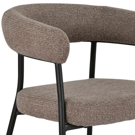 2-pk Trivio spisestoler brun ved spisebord"