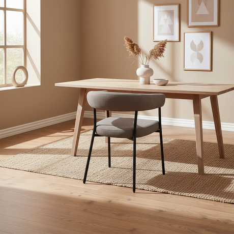 2-pk Trivio spisestol brun