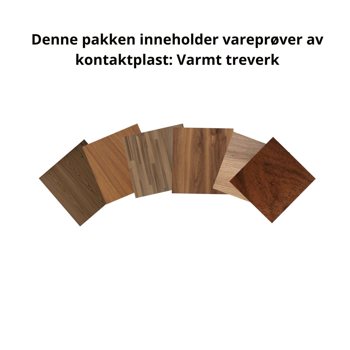 Vareprøvepakke varmt treverk 