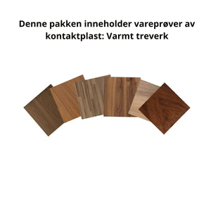 Vareprøvepakke varmt treverk 