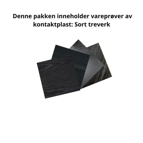 Pakke av vareprøver i treverk 