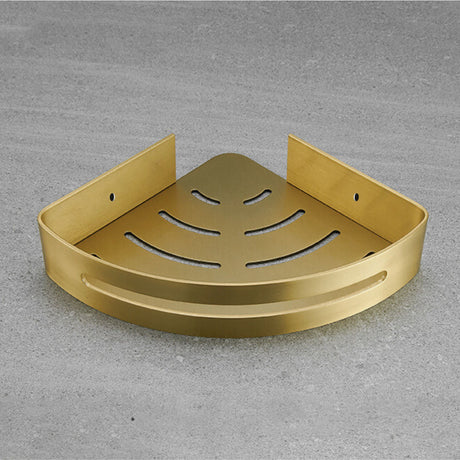 Dusjhylle til hjørne, messing