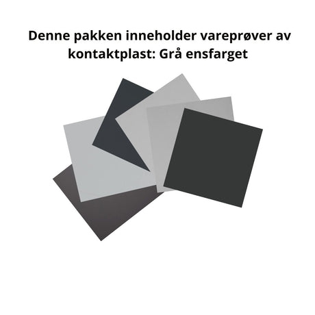 Pakke med grå kontaktplast 