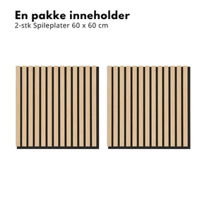 2 - pk Spileplater 52 x 52 cm - Lindas Dekor