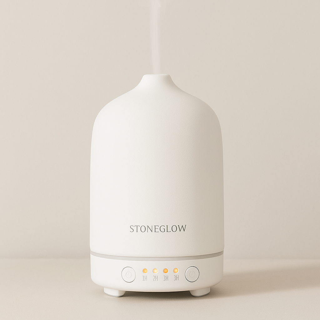 Aromadiffuser startpakke hvit