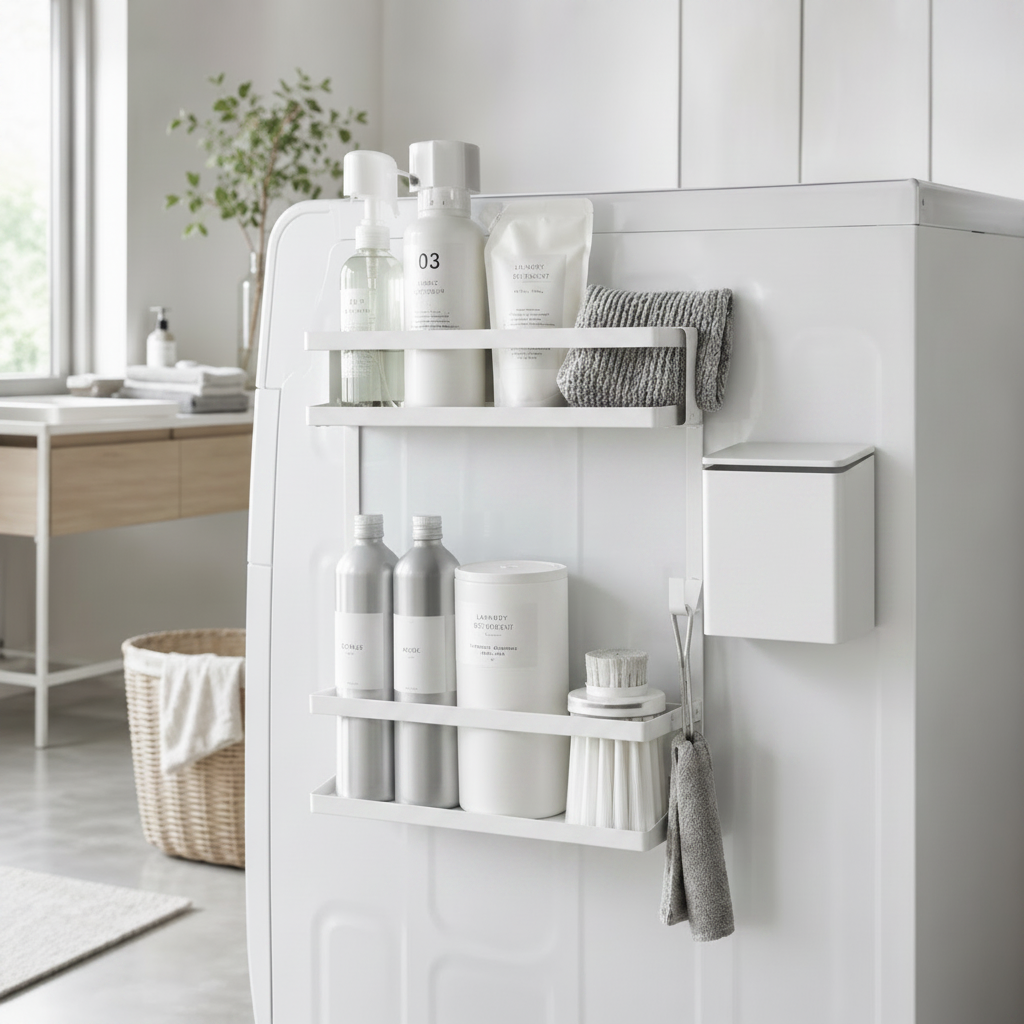Smart sett til vaskemaskin hvit, 2 deler