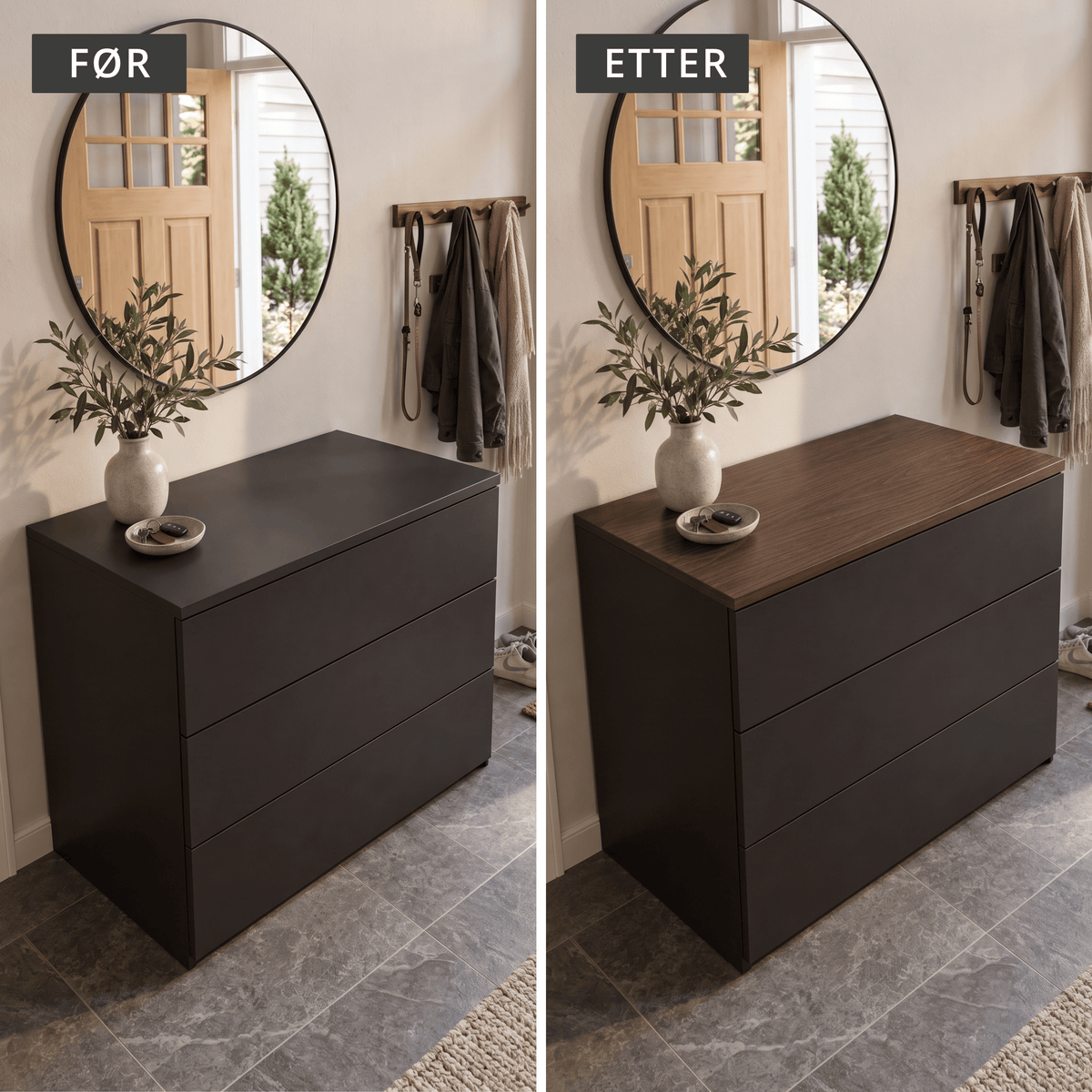 Walnut mocha kontaktplast - Lindas Dekor Kontaktplast