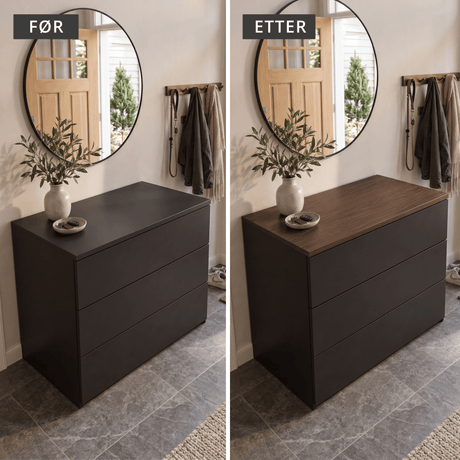 Walnut mocha kontaktplast