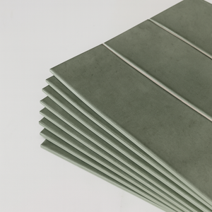 8-pk Katja olivengrønn selvklebende fliser