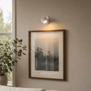Oppladbar LED-vegglampe hvit med touch-dimming 9,2 cm - Lindas Dekor Vegglampe