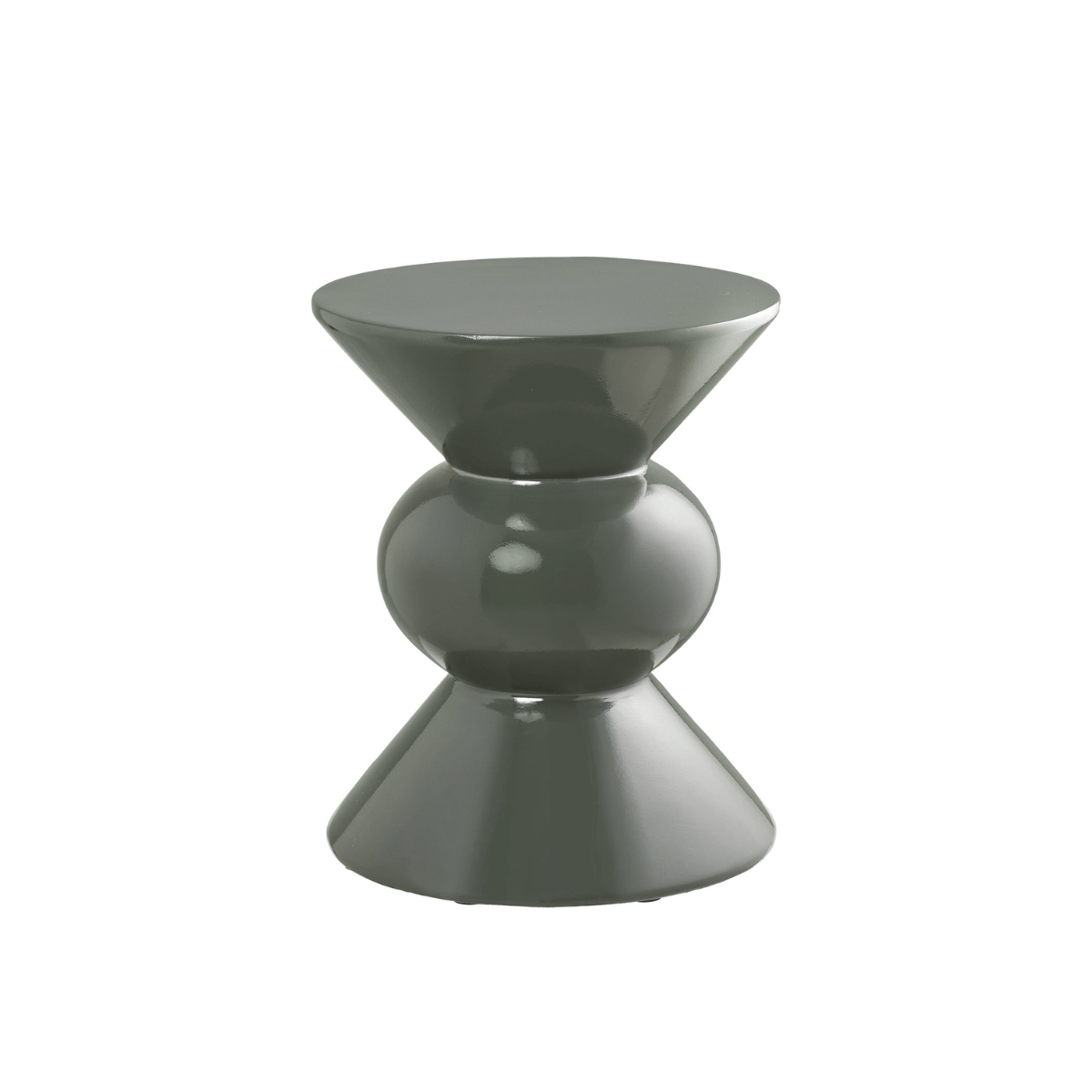 Rosolina sidebord fiberglass grønn ø34 cm