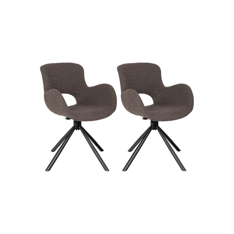 2-pk Amorim dreibar spisestol lys brun - Lindas Dekor Spisestol