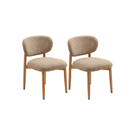 2-pk Isola spisestol eikefarget - Lindas Dekor Spisestol