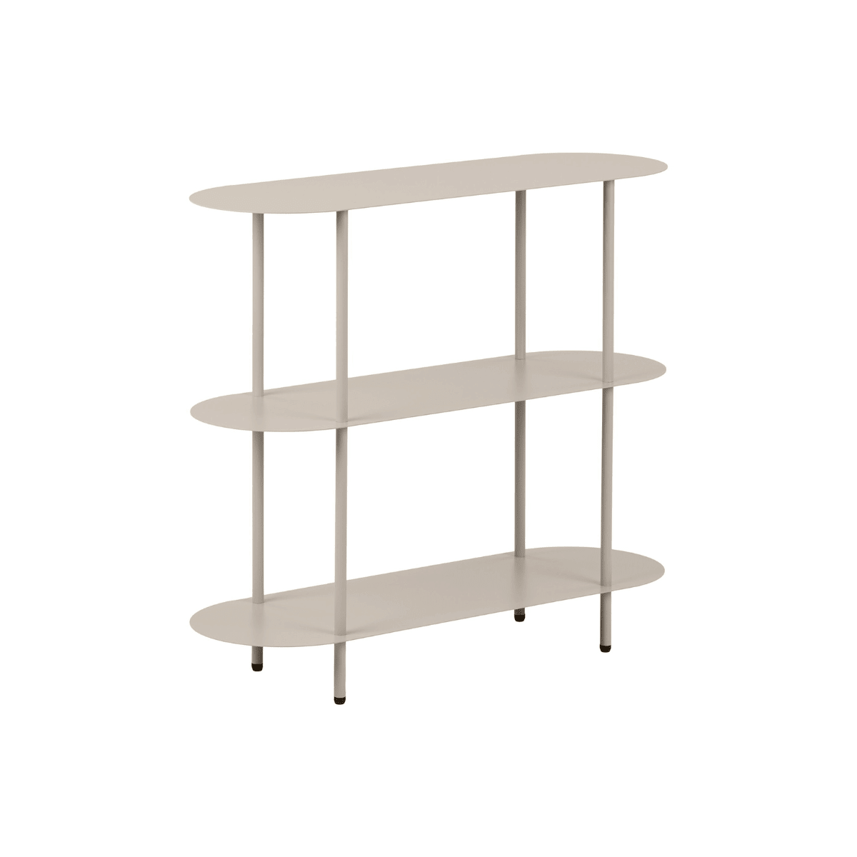 Rieti bokhylle 3 hyller sand 90 x 31 x 81 cm - Lindas Dekor Bokhylle