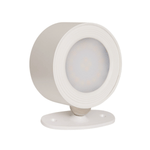 Oppladbar LED-vegglampe hvit med touch-dimming 9,2 cm