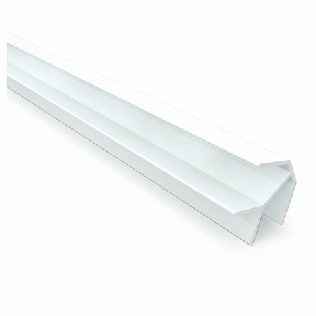 Hjørnelister til baderomsplater 1220 mm 2-pk for profesjonell finish