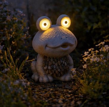Froskine hagefigur - Lindas Dekor