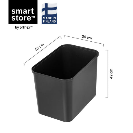 SmartStore™ Collect 76 L sort med mål og størrelse