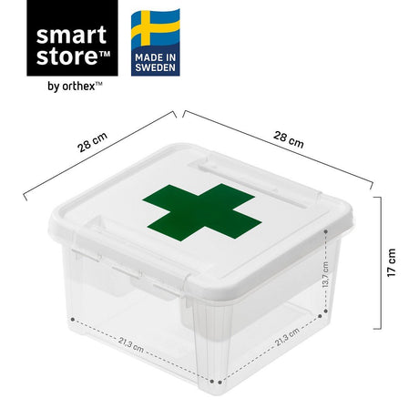 SmartStore™ Deco Førstehjelp oppbevaringsboks - Lindas Dekor Førstehjelpsskrin