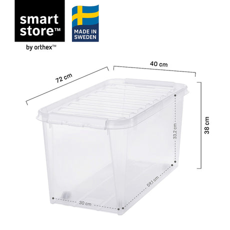 SmartStore™ Classic oppbevaringsboks med hjul og lokk 70 L