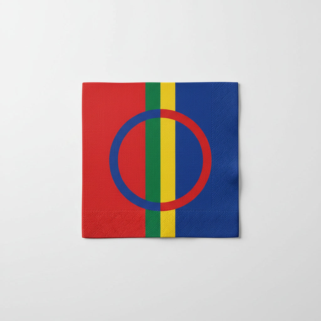 20-pk Serviett Sameflagg