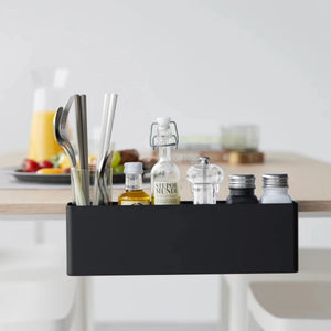 Smart oppbevaringsboks til bord, sort 30 x 10 cm - Lindas Dekor