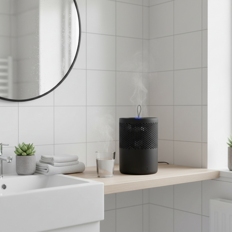 Praktisk luftavfukter til mindre rom med høy luftfuktighet