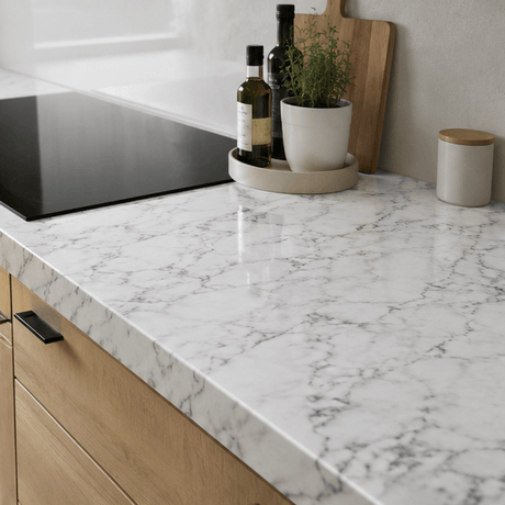 Marmor romeo grå kontaktplast - Lindas Dekor Kontaktplast