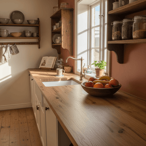 Brekstad eik – rustikt farmhouse kjøkken